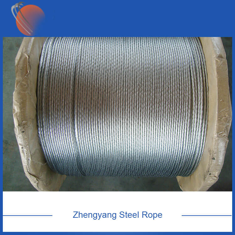 Lineamenta ASTM A475 Zinc Coated Steel Wire Strand