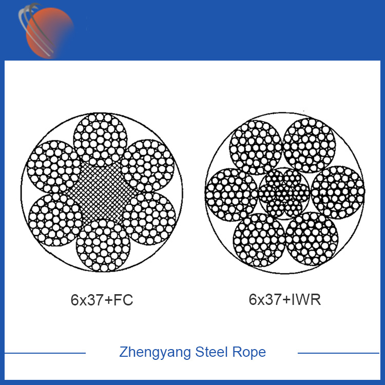 6x37+FC Galvanized Steel Wire Rope