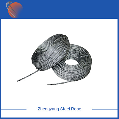 Galvanized aircraft cable